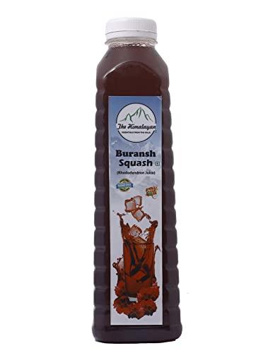 The Himalayan The Himalayan Buransh (Rhododendron) Squash Sugar Free | Red Flower Juice| No Added Color | Immunity Booster Drink