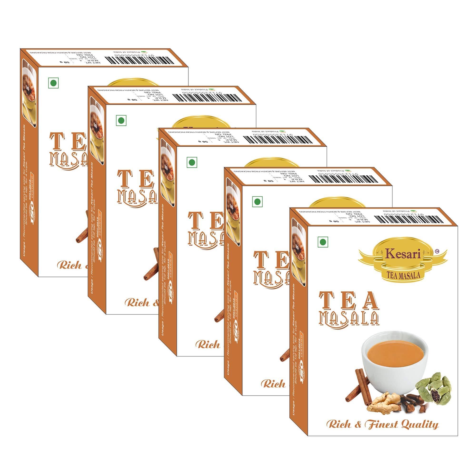 Kesari Kesari Tea Masala- 50 gm, Pack of 5