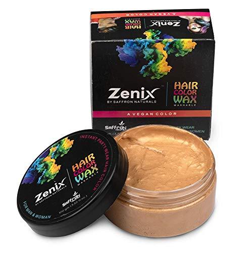 zenix Zenix Combo of Hair and Beard Wax and Temporary Color Hair Wax Golden