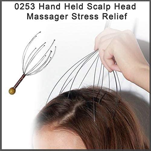 COUNTRY HUB Country Hub Bokomo Head Massager Scalp Massage Machine Scalp Scratcher Metal Scalp Masager Head Scratcher for Head Masage, Body Relaxing, Pain Relief and Hair Massage Spring (Pack of 1)