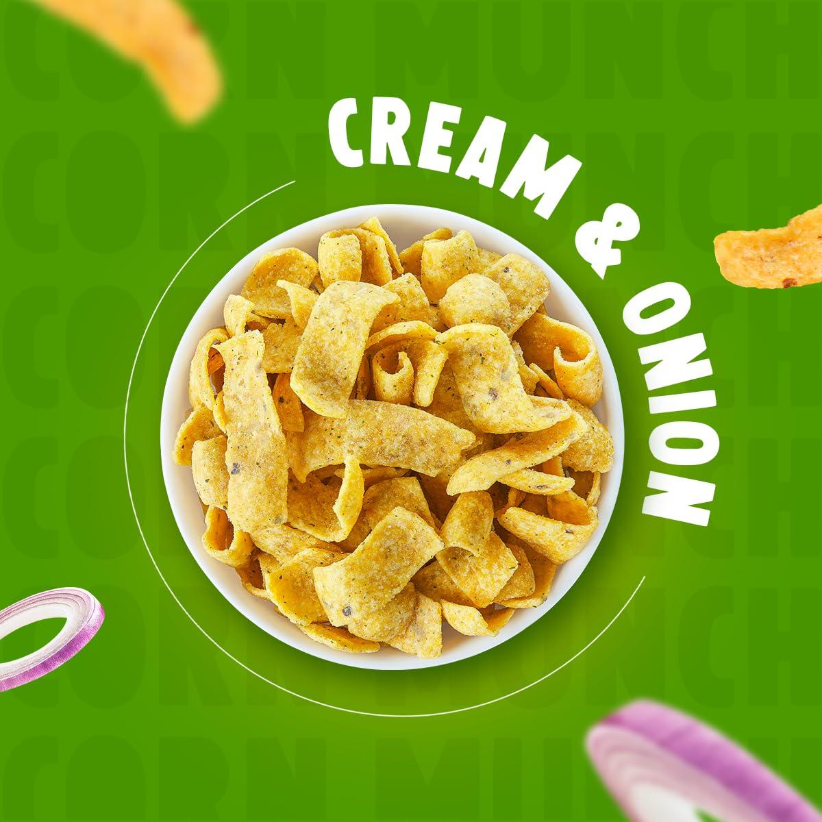 Makino Makino Cornax (2 Nacho Chips, 2 Corn Munch)(Each 60/150 gm)(Pack of 4)