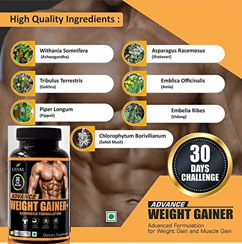 OMNI BEAUTY OINM ADVANCE Weight Gainer + 30 Capsule (Advance Formulation) Ayurvedic Medicine for Boys Girls