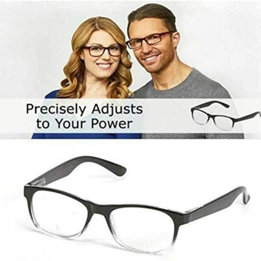 Nathgra Nathgra 2 PCS AUTO FOCUS One Power Readers - As Seen On Tv! - Read Samll Print And Computer Screens - No Changing Glasses - flex Focus Optics - Reading Glasses For Men & Women (Pack Of 2)