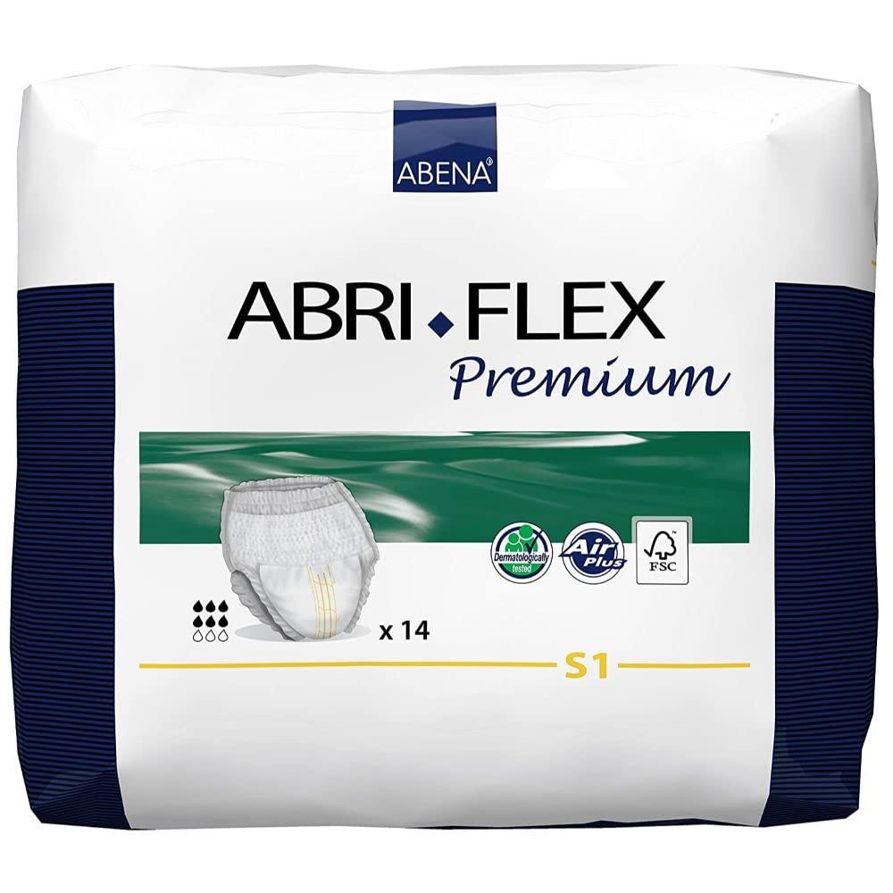 ABENA Abena Abri Flex Premium S1 60-90cm Hip/Waist Size, Pull Up, 1400ml
