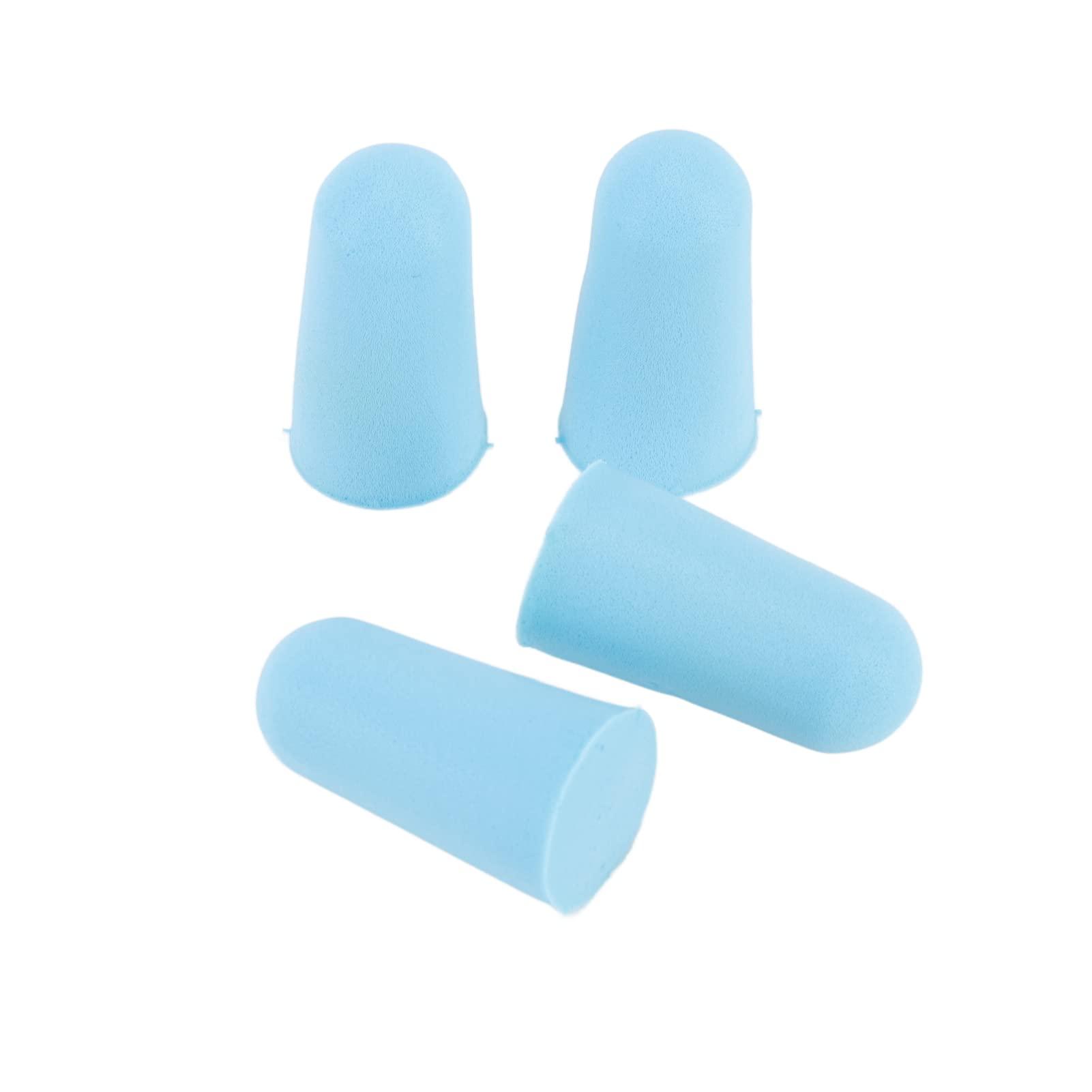 LOXE Ear Plugs, Comfortable Ear Plugs 120pcs Easy Wearing Lightweight Portable for Noisy Environments Blue