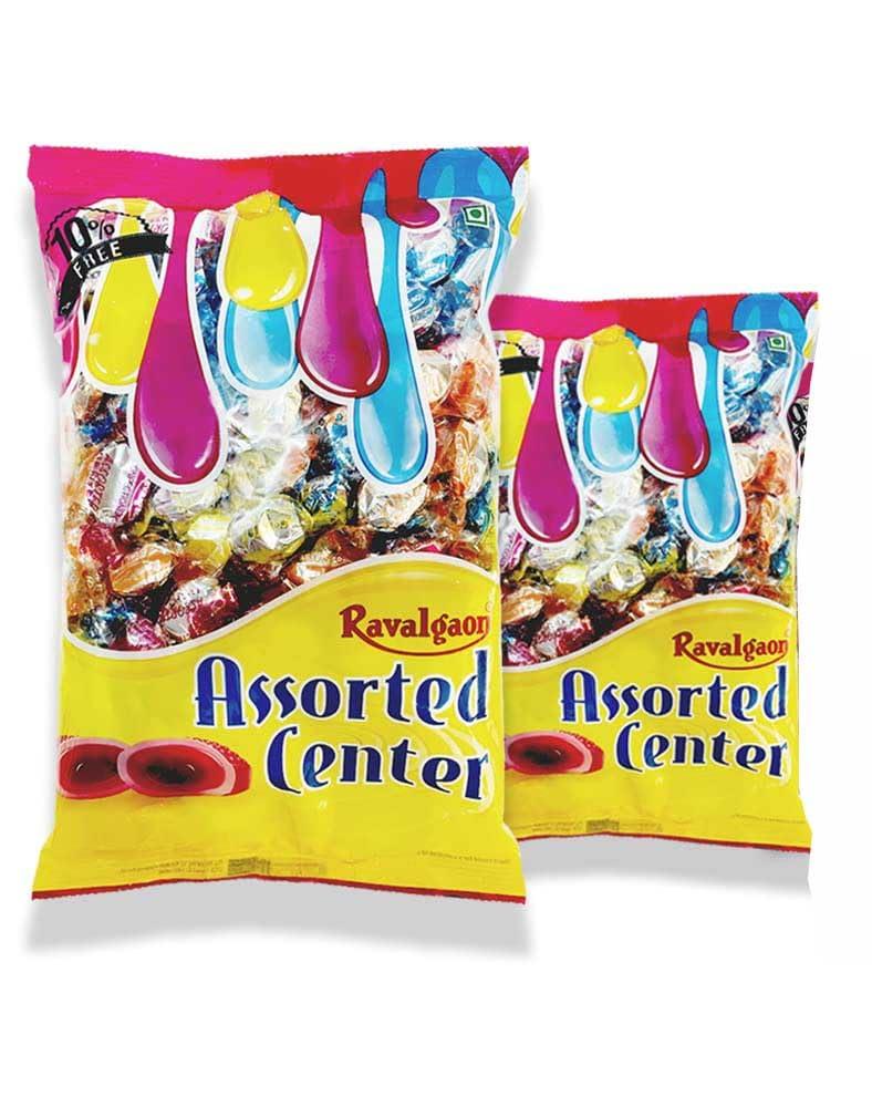 Generic Ravalgaon Assorted Center Candy, 478 g (PACK OF 2)