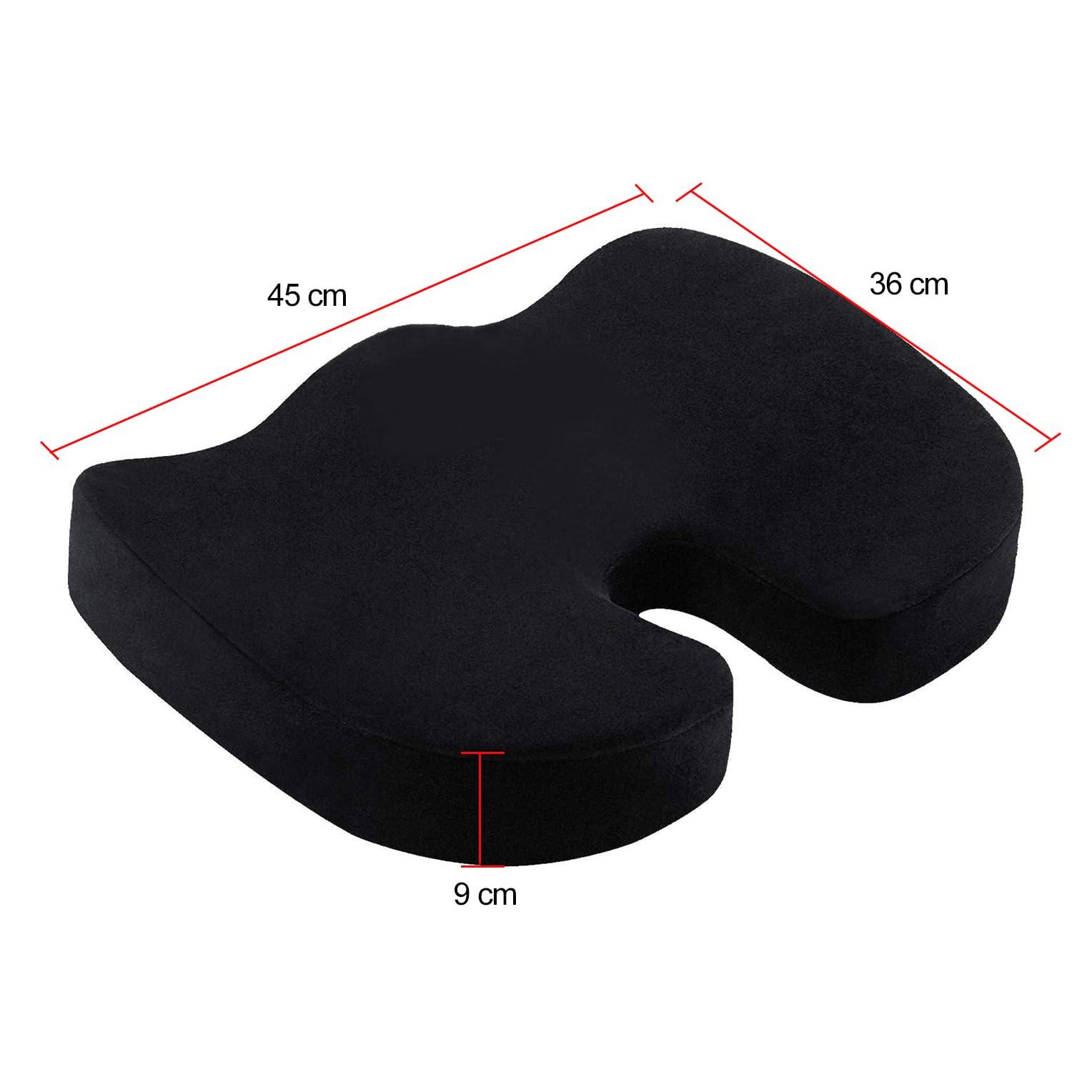 Oshotto Oshotto Orthopedic Memory Foam Coccyx Seat Cushion for Tailbone, Sciatica Pain Relief Hip Support for Office, Cars, Chair Compatible with BMW 7 Series