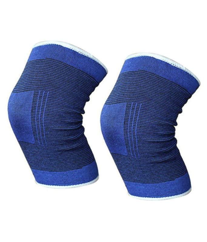 NavaFresh Basics Blue Knee Supports surgical pain band M Size by MEDICALS AND PHARMACEUTICAL