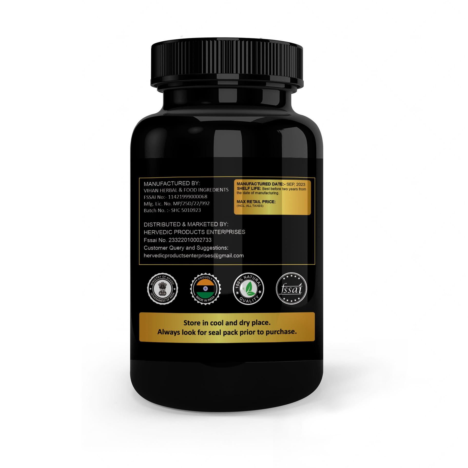 NavaFresh Basics Kama-Sutra Extra Gold Ayurvedic Herbal Supplement For Stamina, Enhanced Performance & Power For Men (30 Capsules)