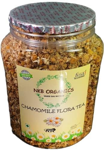 NKB Organics NKB Organics Chamomile Flower Tea | Pure Whole Flower Buds of Chamomile || Sleep Tea & Stress Relief || Detox Tea || Herbal Tea - Caffeine Free | Soothing Tea || 100 Gram