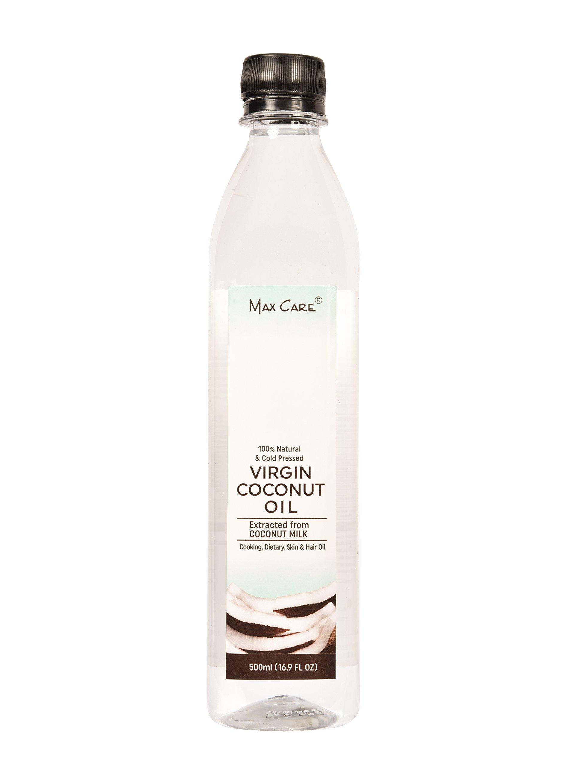 MAX CARE Max Care Cold Pressed Virgin Coconut Oil, 250ml and Max Care Cold Pressed Virgin Coconut Oil, 500ml