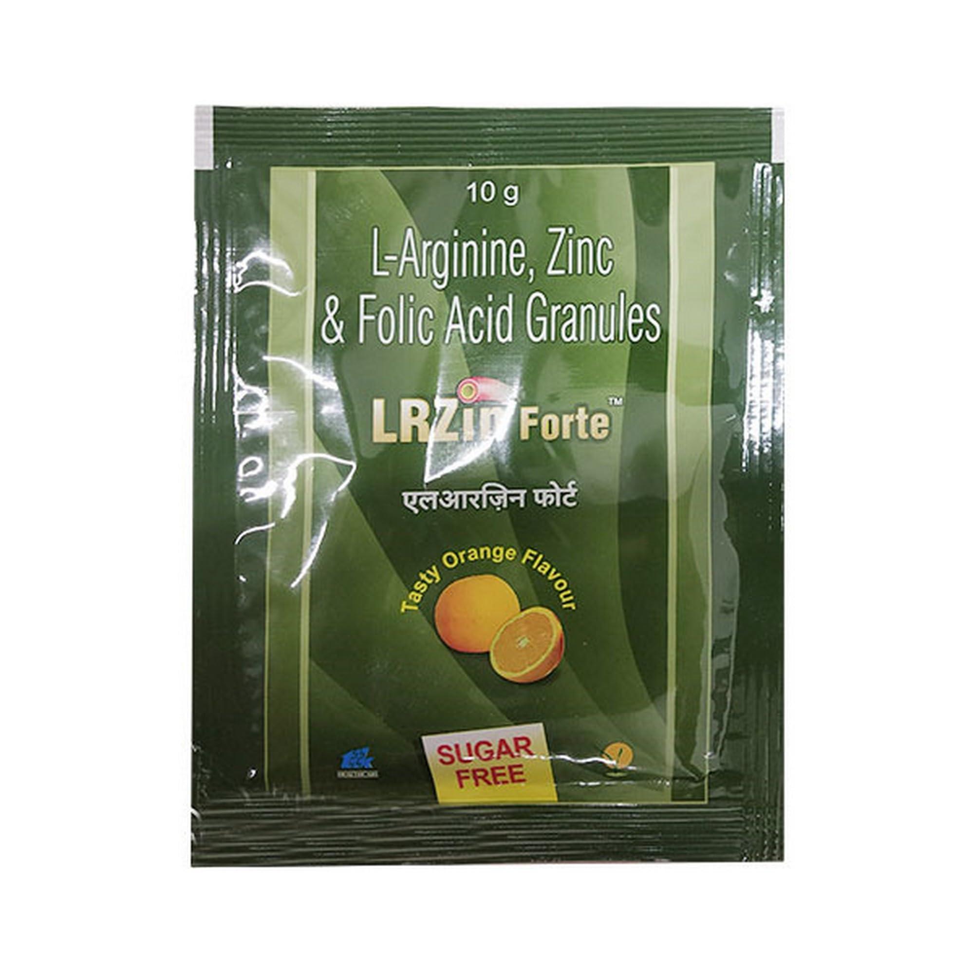 LRZIN Lrzin Forte Sugar Free Orange - Sachet of 10g Granules