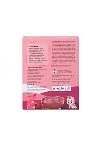 Daily NUM NUM Daily NUM NUM Organic Sprouted Ragi Beetroot Porridge | No Salt, No Sugar Ragi Cereals | Sprouted Healthy Beetroot Baby food cereal | No Milk Powder | 200g pack