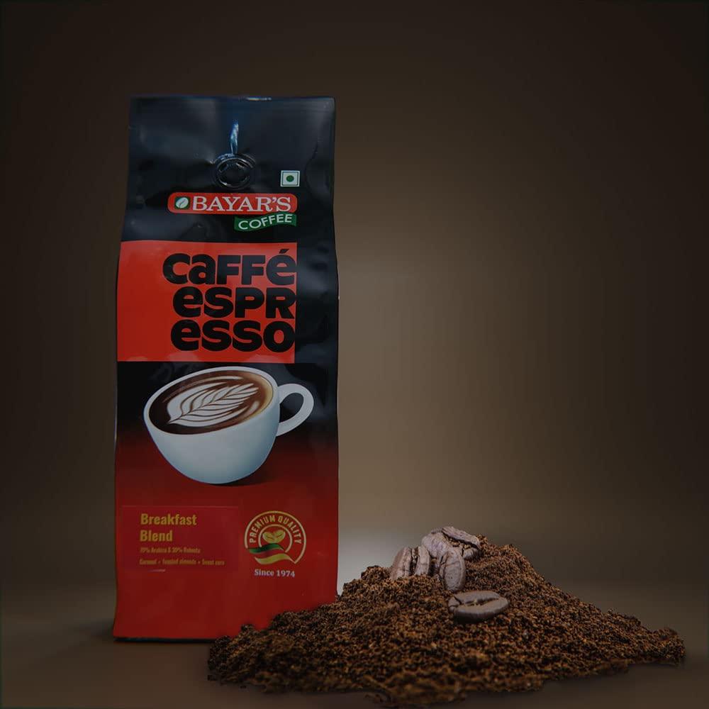 BAYAR'S Bayar\'s Breakfast Blend Coffee Beans 500 g, 70% Arabica, 30% Robusta, Roasted Coffee Beans