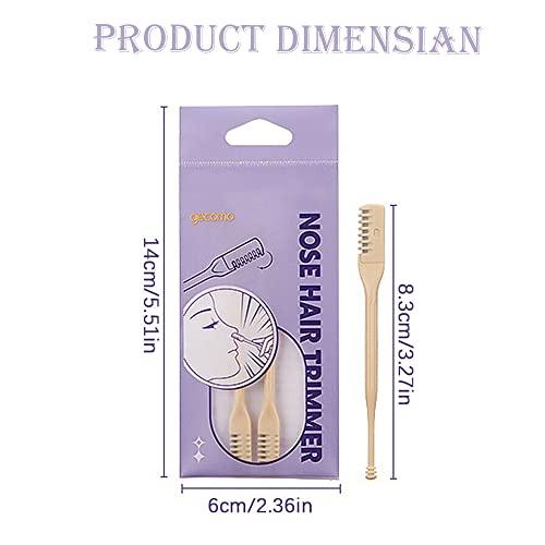 ZOTIMO ZOTIMO 2 Pcs Universal Best Manual Nasal Hair Remover - Small Nose and Ear Hair Trimmer for Men and Women - Painless Cutter, Clipper, Trimmers, Knife - Not a Machine