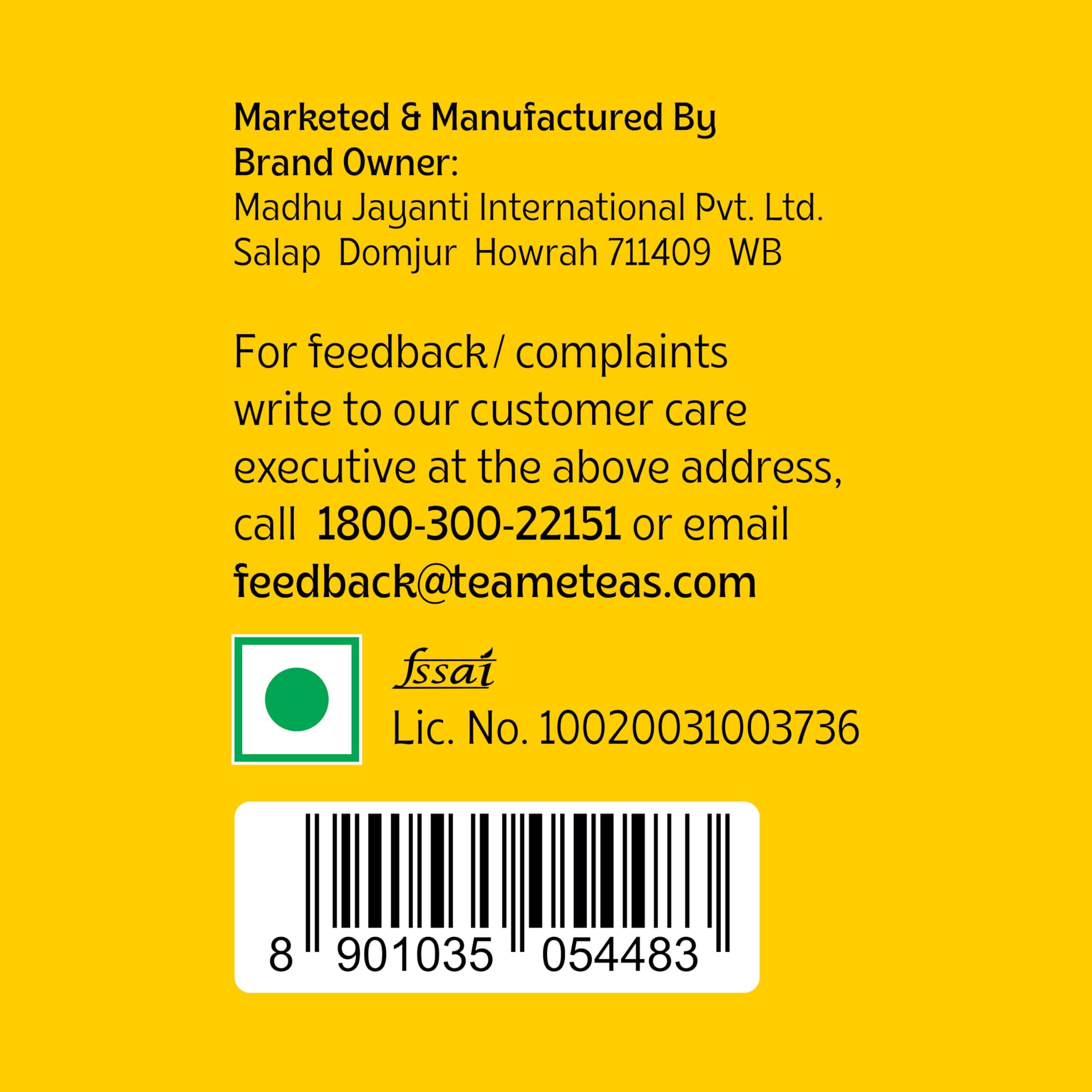 TE-A-ME TE-A-ME Chamomile Tea, 100 Tea Bags (4 Boxes x 25 Tea Bags = 100 Tea Bags) | Chamomile Tea | Herbal Tea | Chamomile Tea Bags | Chamomile Tea for Sleep | Chamomile | Herbal Tea Bags | Flower Tea