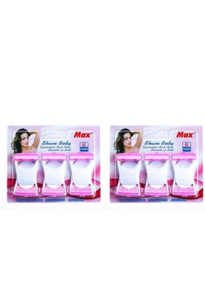 MAX Max Body Shaver Razor Pack of 6