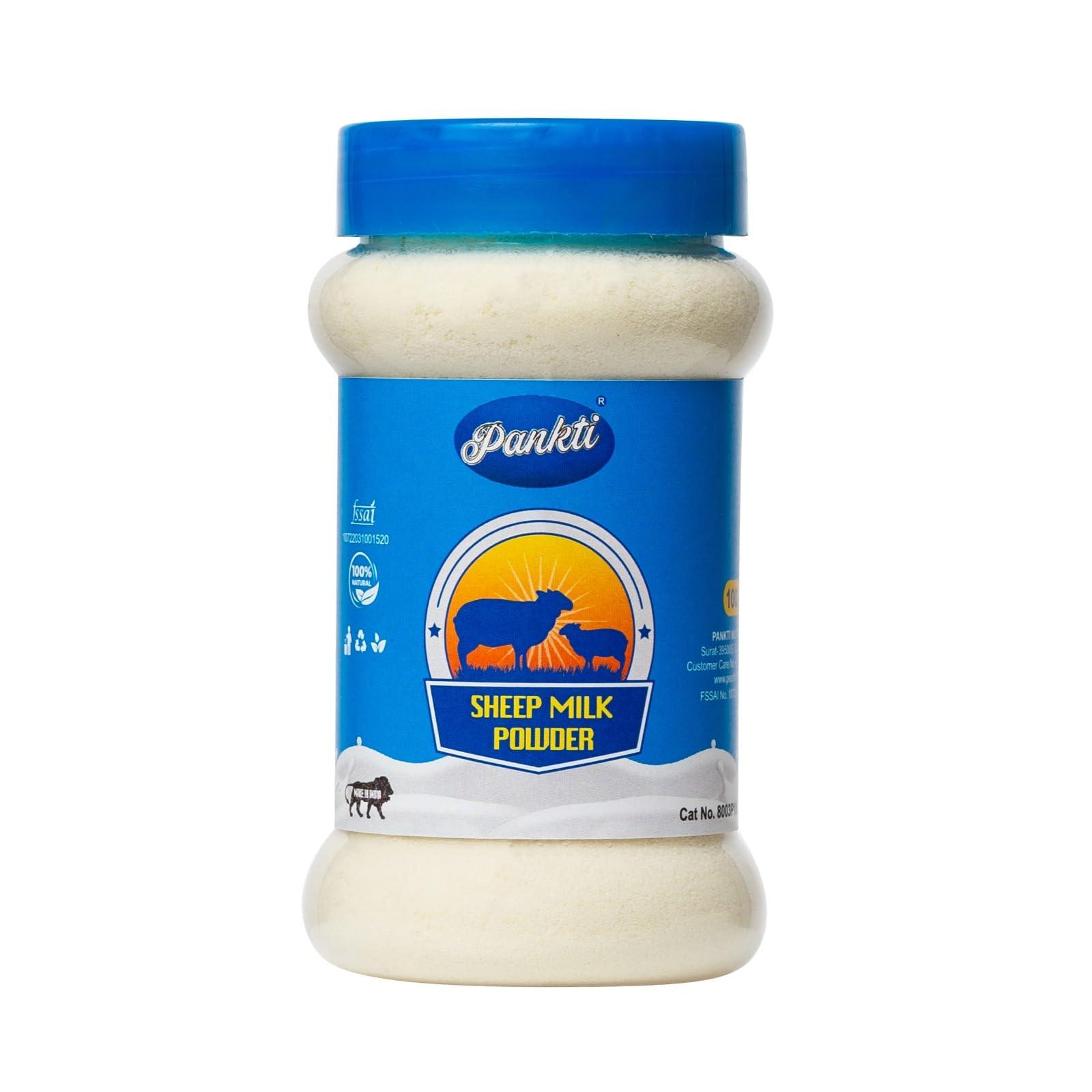Pankti Pankti Freeze Dried Sheep Milk Powder (No Artificial Colors or Flavors, No Preservatives or Additives) 100 Gm (Pack Of 1)