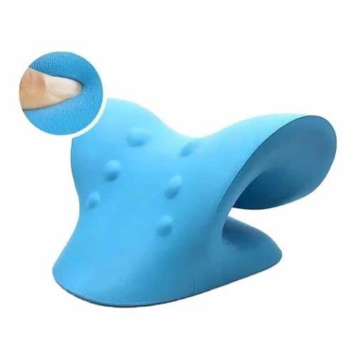 ORANCLE CARE ORANCLE CARE Neck Relaxer for Neck Pain Relief, Neck & Shoulder Relaxer Cervical Neck Traction Device Pillow for Pain Relief, Muscle Relax, Cervical Spine Alignment Acupressure Chiropractic (Sky Blue)