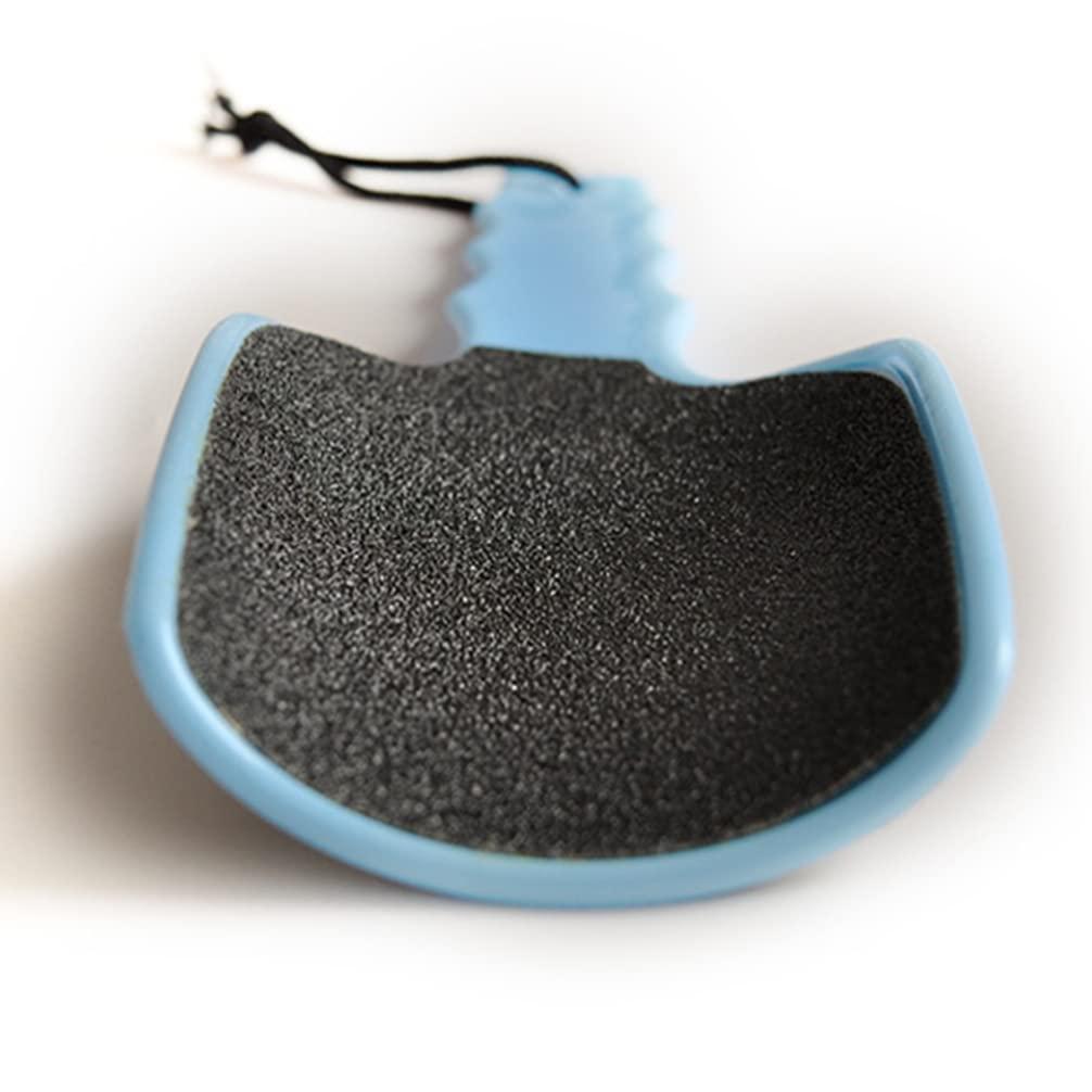 FOMIYES Foot File Dead Skin Remover 2pcs Double- Sided Feet Calluses Scraper Rasp Pedicure Dead Skin Scrubber Peeler Foot Cleaning Tools for Wet Dry Feet (Random Color)