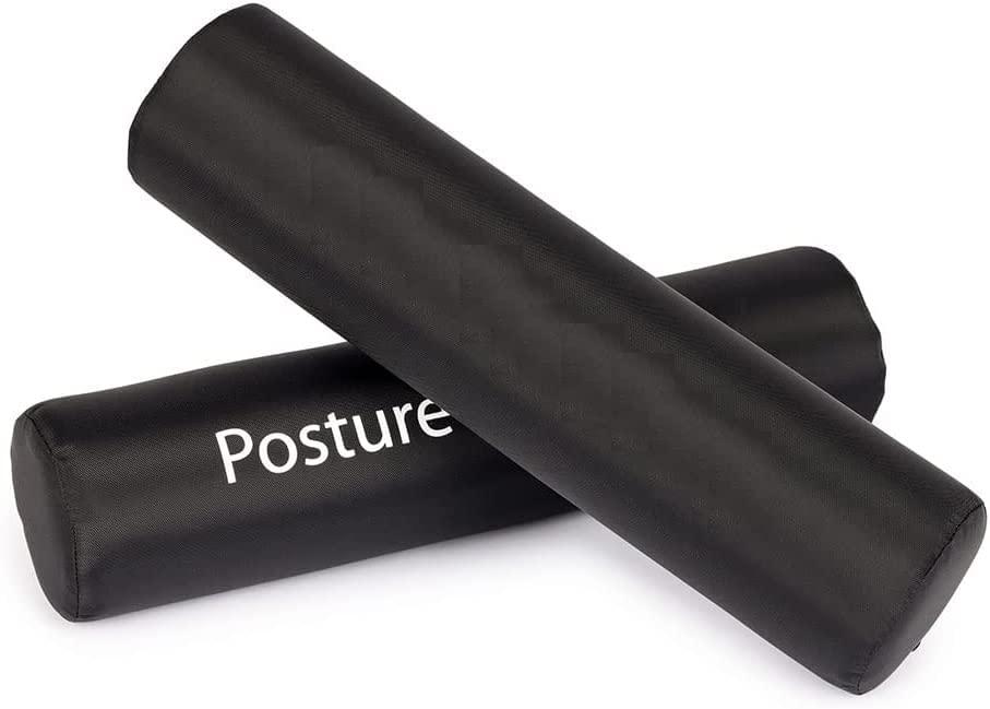 FITCOZI Fitcozi 2 Pack Foam Rolls Intended for Egoscue Exercise Posture Cervical Neck Back Lumbar Support Workouts Sweat Proof and Washable Equipment (Foam Roller Red)