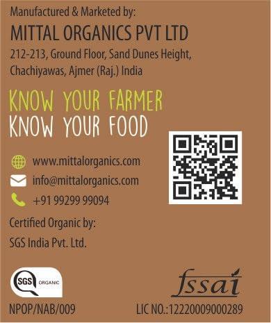 MITTAL ORGANICS Mittal Organics- Organic Barnyard Millet-400g (pack of 1)