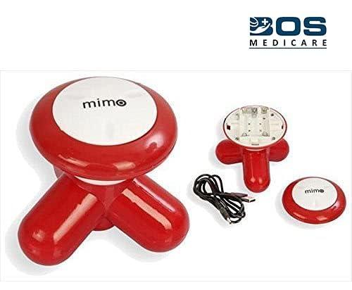 Generic MIMO Mini Corded Electric Powerful Full Body Massager with USB Power Cable for Muscle Pain, Multicolor