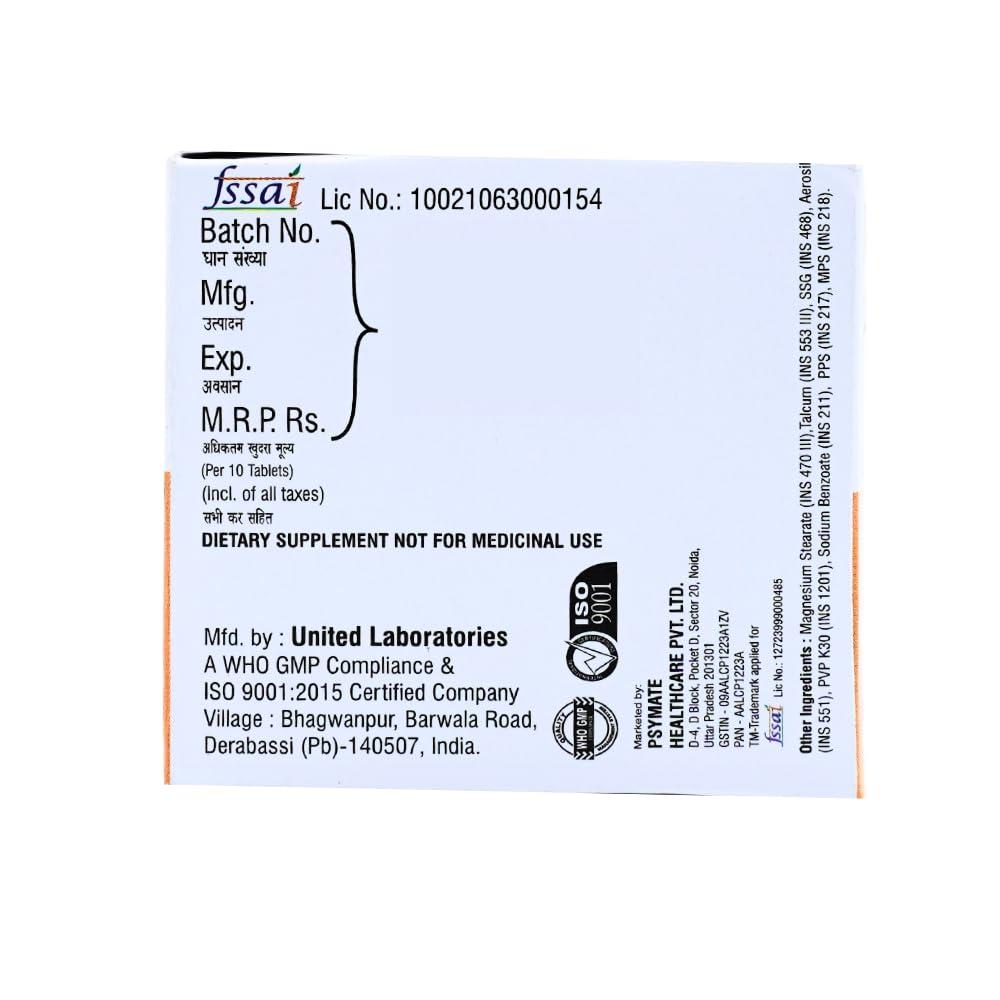 Recomate Recomate CaD3 | Elemental Calcium and Vit D3 Veg Tablets | Supplement for Women and Men | For Bone Health & Joint Support | 10 Strips of 10 Tablet