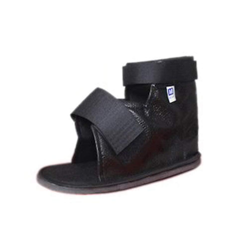 GENERIC Cast Shoe Foot Support Medical Surgical Shoe Orthopedic Covering Plaster on Foot Black (SMALL)