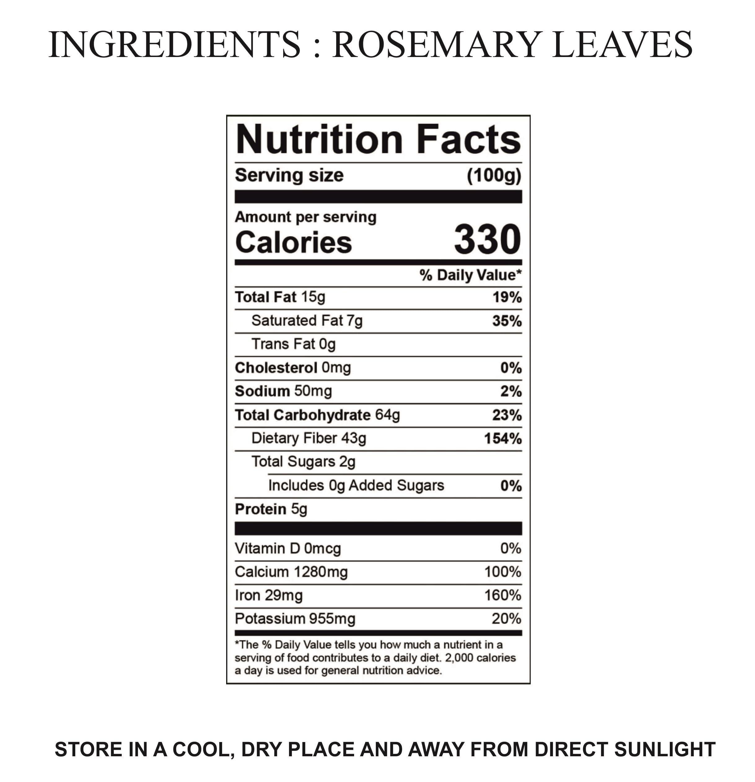 Indiana as offered by nature Indiana Rosemary Dried Leaves with Applicator For Hair Growth | Rosemary Herb Tea | Organic | Natural (400gm)