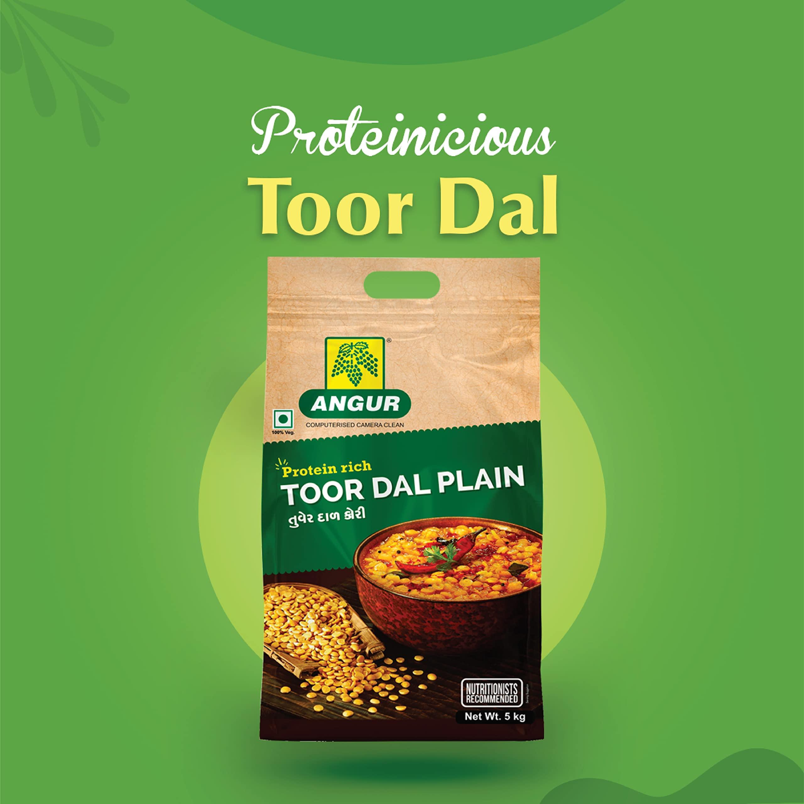 ANGUR Angur Toor Dal Plain - 5 Kg