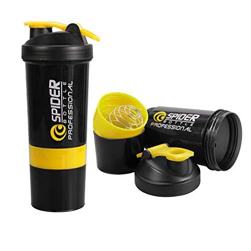 ODDCLICK BG Bazzar Gali Special yugg Spider Protein Shaker Bottle for Gym (500 ml, Assorted Colour)