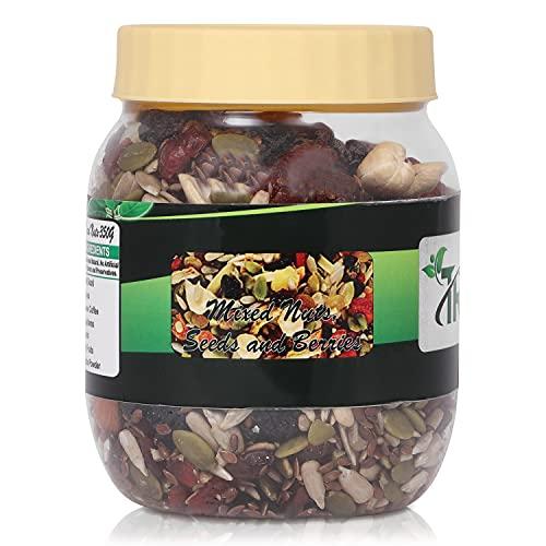 TRH TRH Mixed Nuts, Seeds and Berries - Organic Trail Mix | Dry Fruit Nutmix with Seeds, Berries for Eating | 20+ Varieties like Almonds, Cashews, Cranberries, Pumpkin Seeds (1400 gm)