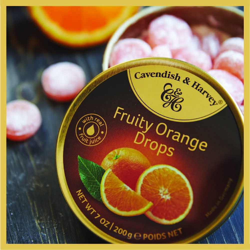Cavendish & Harvey Cavendish & Harvey Fruity Orange Drops - 200g, Germany (Pack of 1)