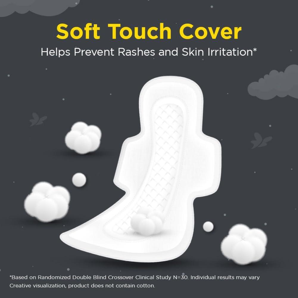 Stayfree Stayfree Advanced Xxl|Combo Packs 84 Pads|All Night Ultra Comfort Sanitary Pads Women|Convert Heavy Flow Into Gel|Odour Control|Absorbs 2X Faster 2X Better Coverage|Up To 12 Hours Of Protection