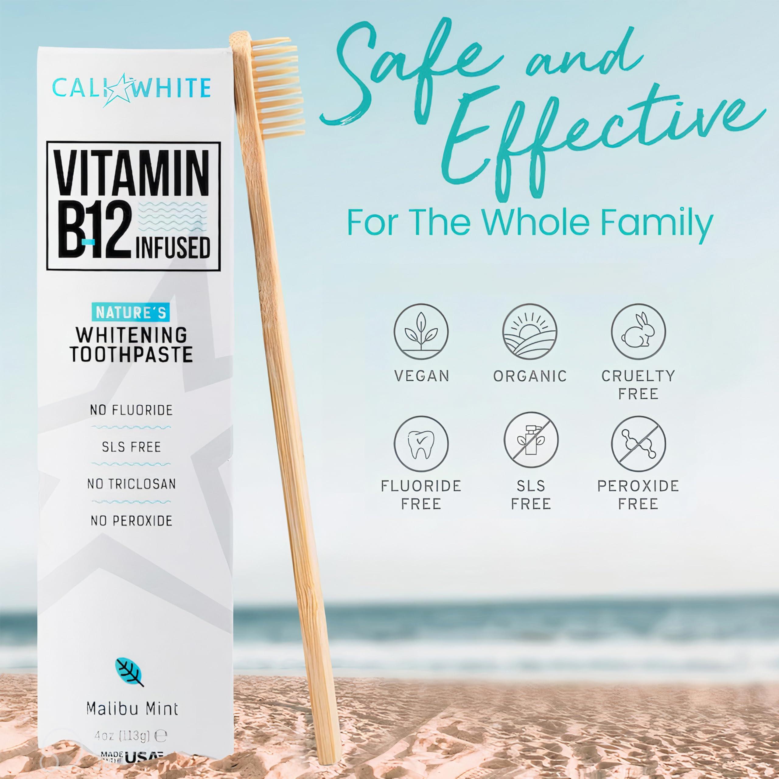 Cali White Cali White B-12 Infused Teeth Whitening Toothpaste