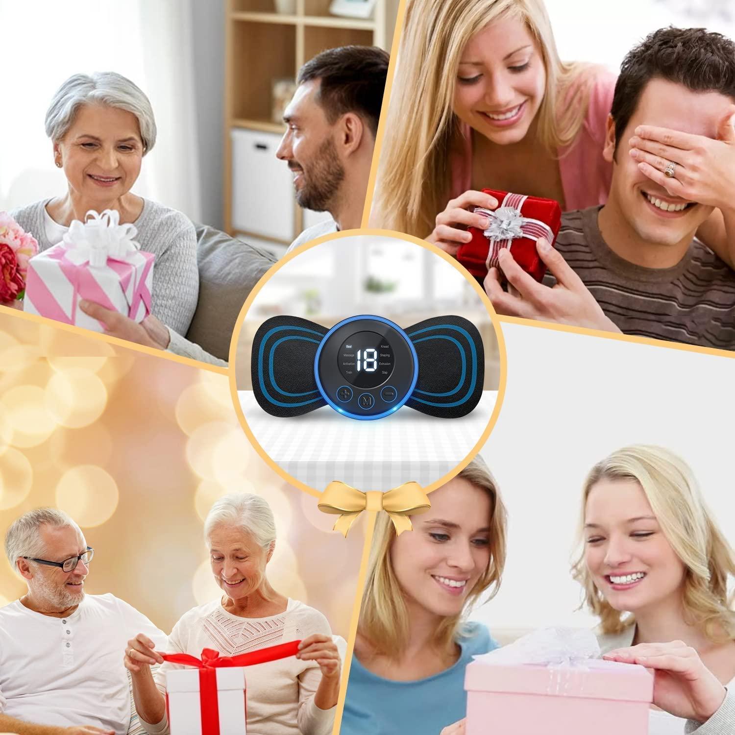 Generic Mini Massage Machine mini massager portable rechargeable full body massager for pain relief with 8 Mode Ems neck cervical massager (Body Massager) (VIB-MASS)