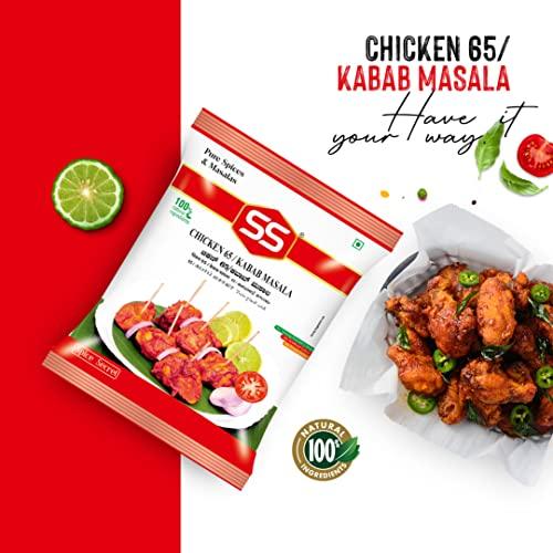 SS MASALAS SS Masalas Chicken 65 Masala Powder 320g (80g Pouch Pack of 4)