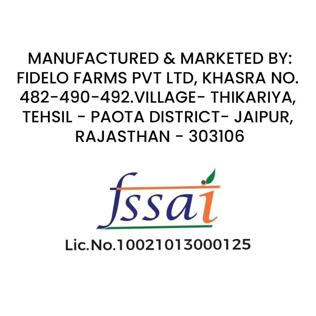 Fidelo Fidelo Bilona cow ghee| 1 litre| 100% pure & natural|chemical free | direct manufacturer | vedic bilona method|curd churned|small batch|sustainable packaging|