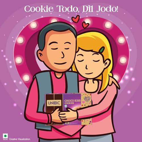 Unibic Foods India Pvt Unibic Choco Kiss | Limited Edition Choco filled Cookies | Valentine\'s Delight | Perfect Valentine\'s Gift | 500gram|Chocolate