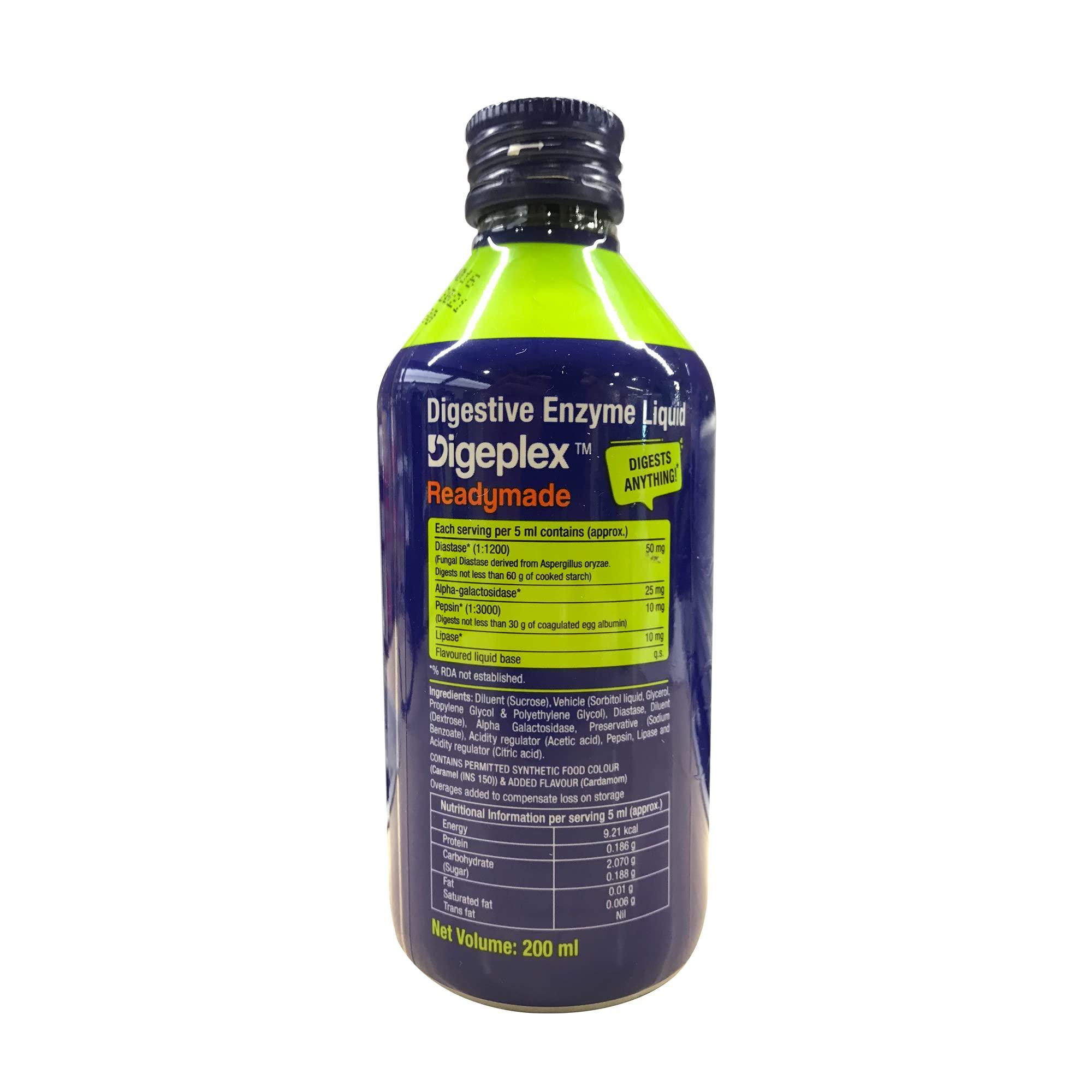 Digeplex Digeplex Readymade Liquid, Pack of 2 (200 ml X 2), green