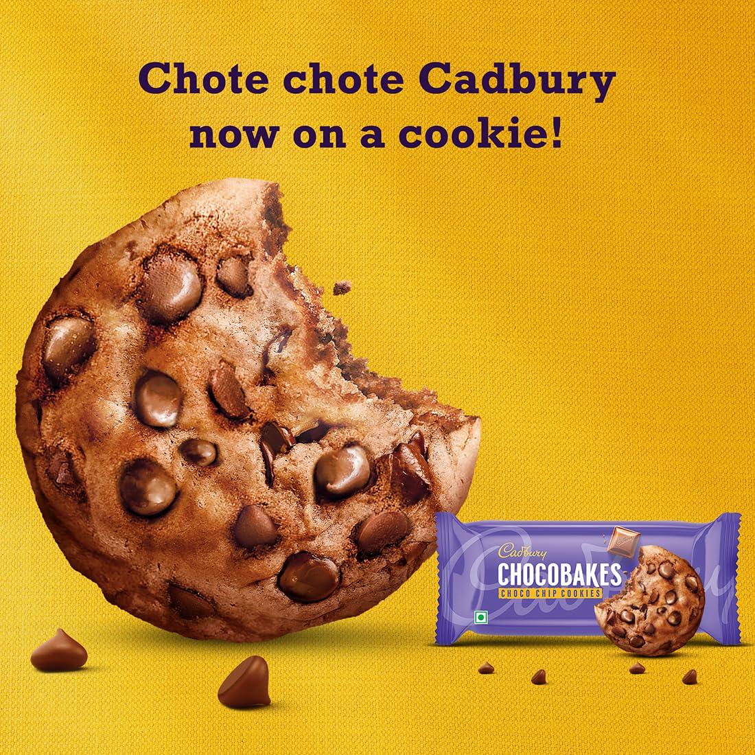 Cadbury Cadbury Chocolate Chocobakes Chocochip Cookies, 83 Gram(Pack Of 2)