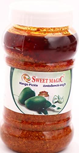 SWEET MAGIC SWEETMAGIC Mango Pickle(250g),AMLA Pickle(250g),Ginger Pickle(250g) & GONGURA Pickle(250g) || Homemade Organic Achar || Pure Healthy Freshly Made || Pack of 4