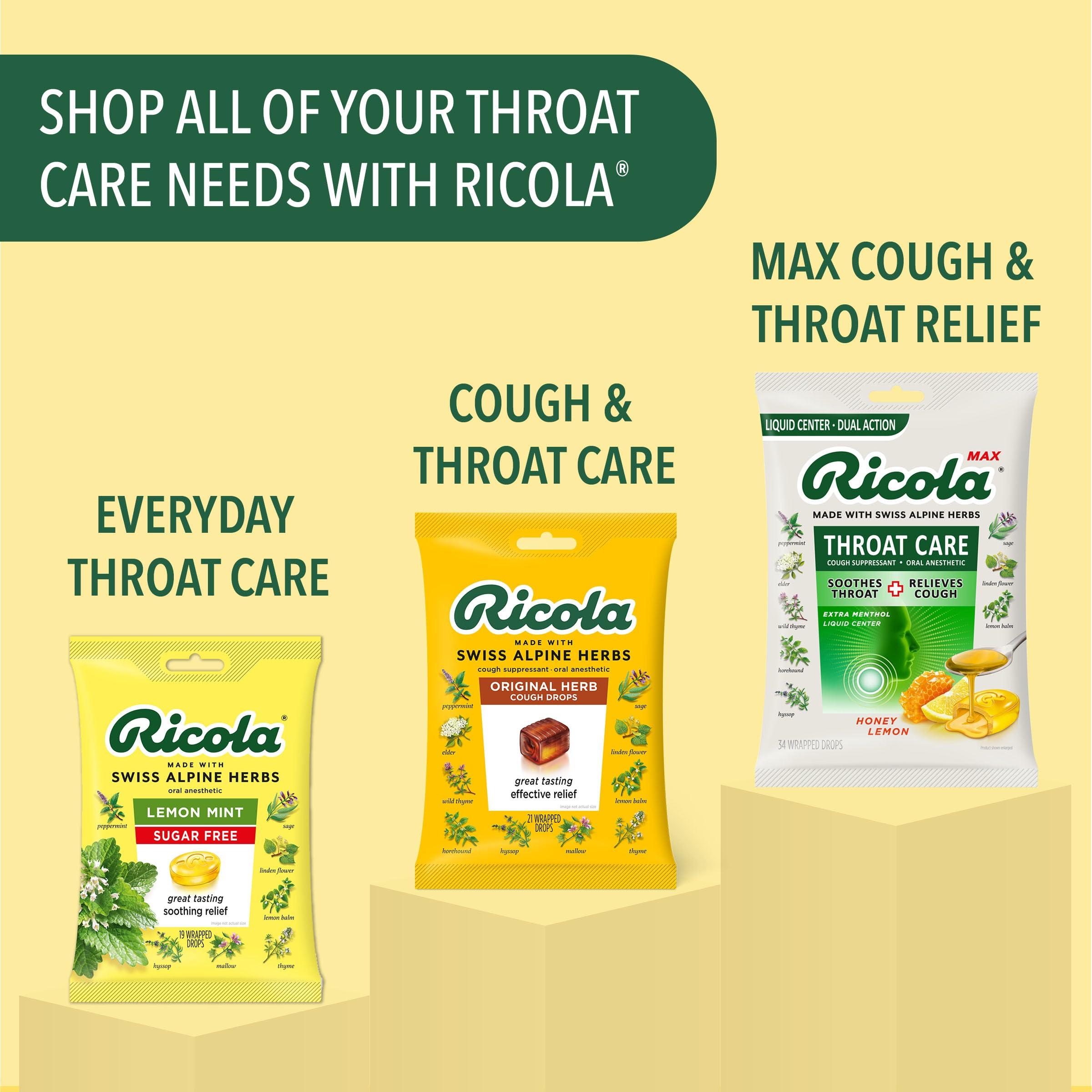 Ricola Ricola The Original Natural Herb Cough Drops, 130 Ct.