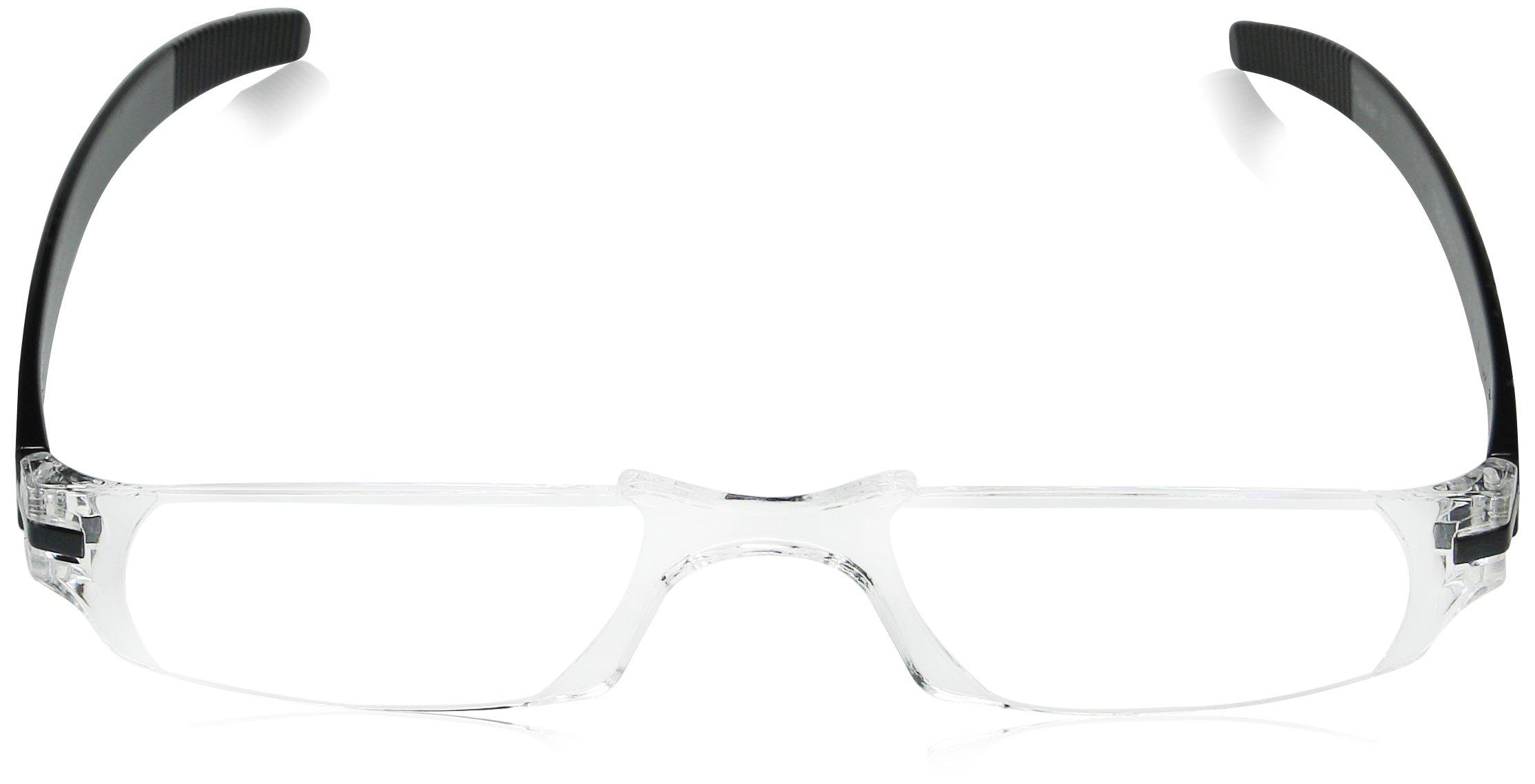 Zoom Eyeworks Dr. Dean Edell Slim Vision, Black, 2.50, 0.200 Ounce