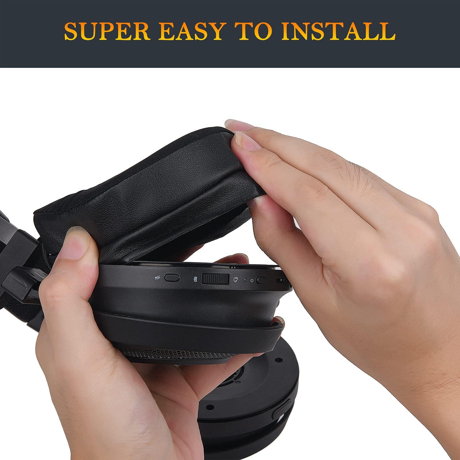 SOULWIT SOULWIT Cooling-Gel Ear Pads Cushions Replacement, for Razer Kraken 2019/Tournament Edition/Ultimate/Kitty, Earpads for Nari/Essential/Ultimate, Kraken X/V3 X Headset - Grey