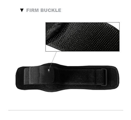 FAVIO FAVIO Tennis Elbow Support with Pressure Point -for Elbow Pain due to Sports, Computer, Gym, Strain, Tear- Black Universal Size