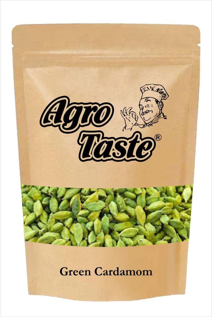 Agro Taste AGRO TASTE Elite Aroma Whole Cardamom Green Big 8mm Bolt 500gm | GROWN IN INDIA | Exotic Hari Elaichi | Export Quality | Authentic Sabut Ilaichi (500gm)