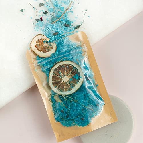 Nat Habit - Back To Natural Secrets Everyday Nat Habit Fresh Cedar Lift Foot Salt | Therapeutic Grade Epsom Salt, Himalayan Pink Salt, Essential Oils | Softens Feet & Ankles | Pedicure Foot Soak, Aromatherapy | Pack of 4