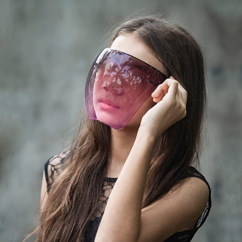 Kenneth Cole Kenneth Cole Gogglestyle Face Shield with 180° Safety Coverage for Kids, Grey, Onesize (KCKDSSHLDGRY)